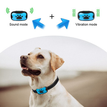 Αδιάβροχη συσκευή κατά του γαβγίσματος σκύλων USB Electric Dogs Training Collar Dog Stop Barking Vibration Anti Bark Collar Dropshipping