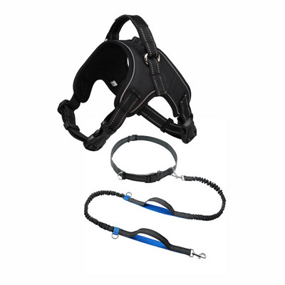 Σετ λουριών λουριών για σκύλους Ανακλαστική προσαρμογή λουρί ασφαλείας για κατοικίδιο ζώο με λαβή λουρί σκύλου για μικρό μεσαίο μεγάλο σκύλο