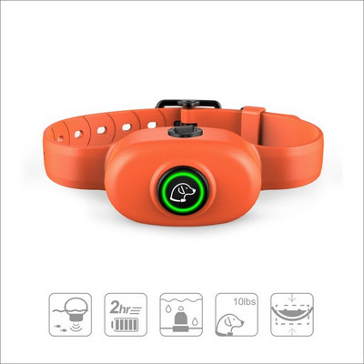 Ηλεκτρικό κολάρο ηλεκτρικό κολάρο αδιάβροχο κολάρο σκυλιών κατοικίδιων ζώων, επαναφορτιζόμενο κολάρο γαβγίσματος σκύλων