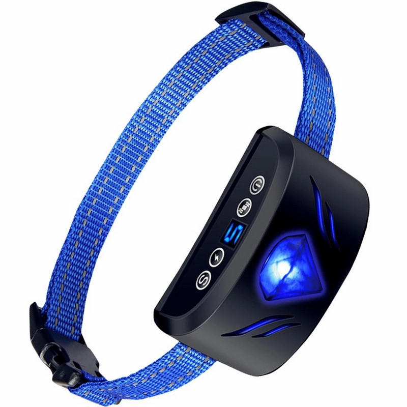 Zgarda pentru câini, reîncărcabilă, anti-latrat, pentru dresaj, zgarda reflectorizantă pentru câini mici, mijlocii mari