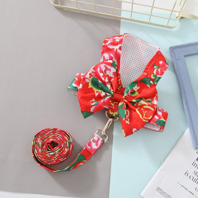 Нагръдник за кучета Жилетка Каишка за домашни любимци Олово за кучета Кученце Йоркширски померан Ши-тцу Малтийски бишон Пудел Мопс Каишка за гърди Въже на едро