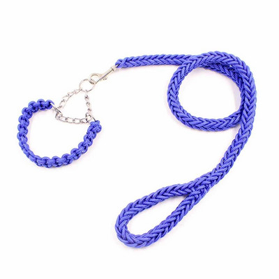 Πλεκτό σετ λουριών γιακά σκύλου από νάιλον 120cm Μακρύ Σχοινί λουριών για σκύλους εξωτερικού χώρου για εκπαίδευση Μέγεθος βάδισης SML Λουρί γιακά σκύλου για κατοικίδιο