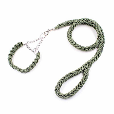 Πλεκτό σετ λουριών γιακά σκύλου από νάιλον 120cm Μακρύ Σχοινί λουριών για σκύλους εξωτερικού χώρου για εκπαίδευση Μέγεθος βάδισης SML Λουρί γιακά σκύλου για κατοικίδιο