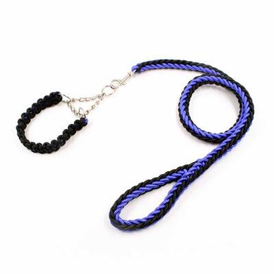 Πλεκτό σετ λουριών γιακά σκύλου από νάιλον 120cm Μακρύ Σχοινί λουριών για σκύλους εξωτερικού χώρου για εκπαίδευση Μέγεθος βάδισης SML Λουρί γιακά σκύλου για κατοικίδιο