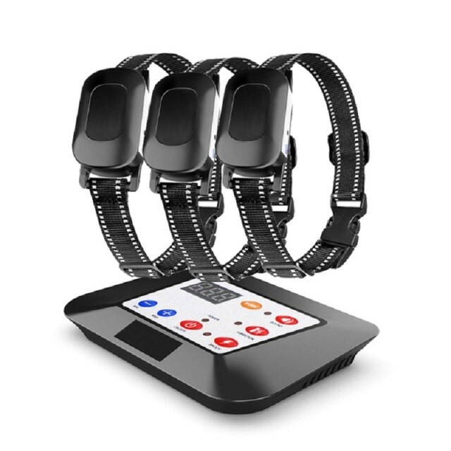 2 în 1 zgardă electrică fără fir pentru animale de companie pentru dresaj pentru câini zgarda reîncărcabilă impermeabilă pentru animale de companie 4 moduri de lucru