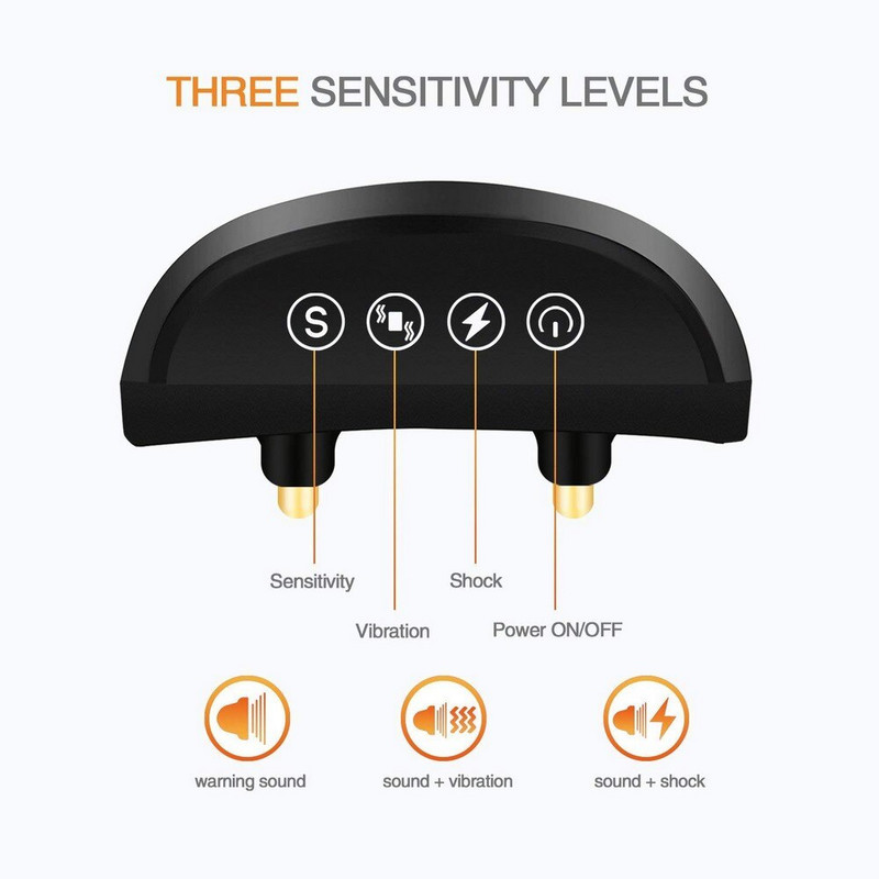 Κολάρο για σκύλους κατοικίδιων ζώων επαναφορτιζόμενο αδιάβροχο κολάρο εκπαίδευσης χωρίς γαβγίσματα μπιπ κραδασμοί κραδασμοί κατά του γαβγίσματος κολάρο Stop Pet