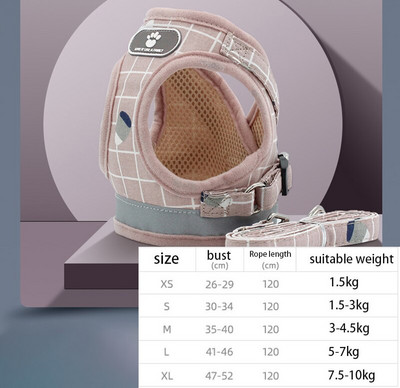 Lemmiklooma rinnarihma komplekt Kaelarihm koertele Aksessuaarid Koeravõrgust vest koerarakmed Kaelarihm Rihm Komplektid Veojõud Reguleeritav helkurrihm