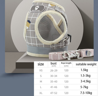 Lemmiklooma rinnarihma komplekt Kaelarihm koertele Aksessuaarid Koeravõrgust vest koerarakmed Kaelarihm Rihm Komplektid Veojõud Reguleeritav helkurrihm