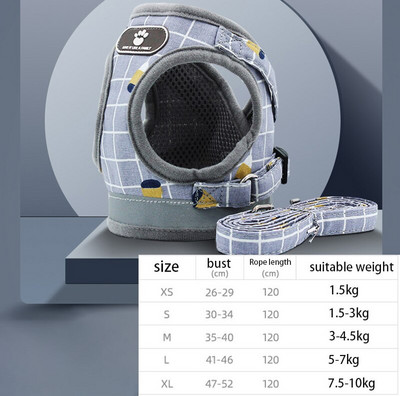 Lemmiklooma rinnarihma komplekt Kaelarihm koertele Aksessuaarid Koeravõrgust vest koerarakmed Kaelarihm Rihm Komplektid Veojõud Reguleeritav helkurrihm