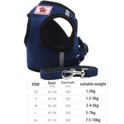 Lemmiklooma rinnarihma komplekt Kaelarihm koertele Aksessuaarid Koeravõrgust vest koerarakmed Kaelarihm Rihm Komplektid Veojõud Reguleeritav helkurrihm