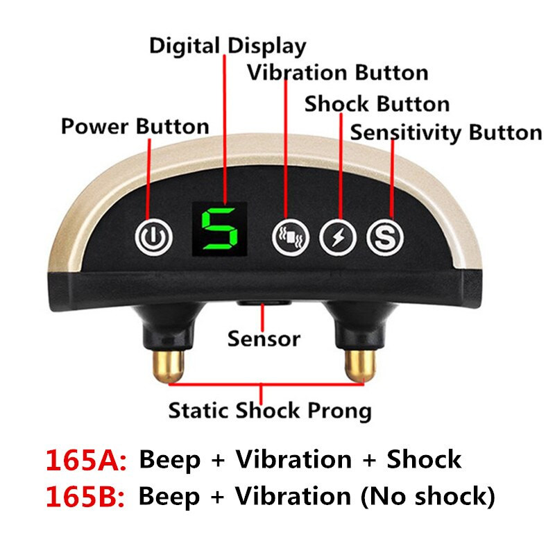 Επαναφορτιζόμενο κολάρο κατά του γαβγίσματος σκύλου Αδιάβροχο κολάρο ηλεκτροσόκ για κουτάβι Συσκευή ελέγχου γαβγίσματος Εξοπλισμός εκπαίδευσης για κατοικίδια