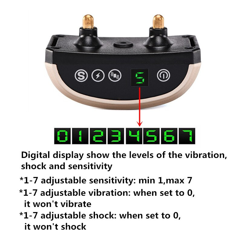 Επαναφορτιζόμενο κολάρο κατά του γαβγίσματος σκύλου Αδιάβροχο κολάρο ηλεκτροσόκ για κουτάβι Συσκευή ελέγχου γαβγίσματος Εξοπλισμός εκπαίδευσης για κατοικίδια