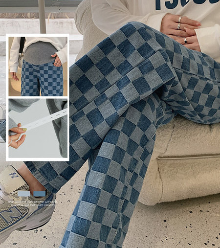 Naujo modelio moteriški languoti nėščiosios džinsai