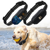 Guler anti-latrat pentru câini, accesoriu pentru zgarda de control pentru dresaj de câini, reîncărcabilă, impermeabilă, anti-latrat pentru câini.
