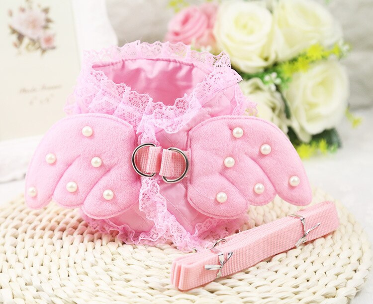 Lemmikloomade ohutus Jalutuskoera vesti rakmed Pliirihm Inglitiivad Kostüüm Pitspärlid Disaininggel Lemmikkoera vesti jalutusrihmad kassidele ja koertele