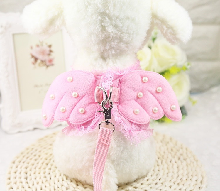 Lemmikloomade ohutus Jalutuskoera vesti rakmed Pliirihm Inglitiivad Kostüüm Pitspärlid Disaininggel Lemmikkoera vesti jalutusrihmad kassidele ja koertele