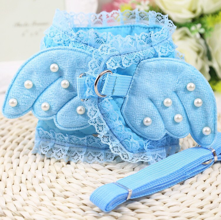 Lemmikloomade ohutus Jalutuskoera vesti rakmed Pliirihm Inglitiivad Kostüüm Pitspärlid Disaininggel Lemmikkoera vesti jalutusrihmad kassidele ja koertele