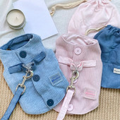 Koerarakmete vesti mantel 120 cm lemmikloomarihm koeraplii rinnarihm Yorkie pomeranian Shih tzu malta puudli bichon šnautseri kostüüm