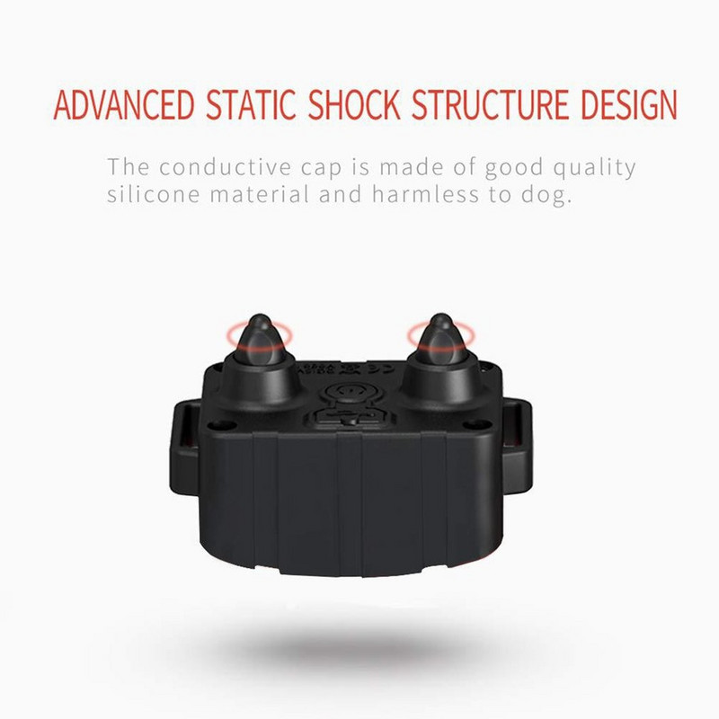 Ελαφρύ απομακρυσμένο κολάρο εκπαίδευσης σκύλων Αδιάβροχο κολάρο εκπαίδευσης από απόσταση επαναφορτιζόμενο USB