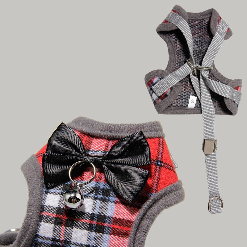 Γιλέκο με λουρί σκύλου για εξωτερικούς χώρους για κατοικίδιο ζώο Σετ λουριών για σκύλους Λουρί στήθους Chihuahua Pomeranian Yorkshire Maltese Poodle Schnauzer Pug Στολή