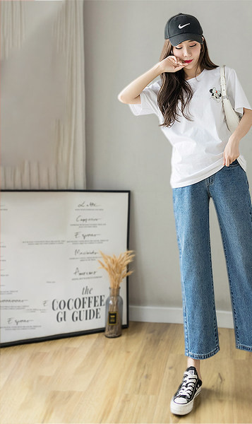 Blugi de dama pentru gravide - cu buzunar