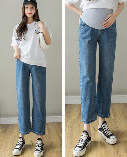 Blugi de dama pentru gravide - cu buzunar