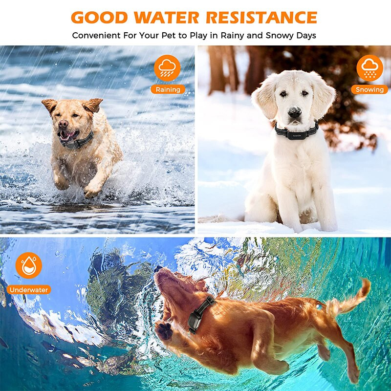 Koerte juhtmevaba elektritara Abi Koolitus Käitumise Abivahendid Kaugtreening Kaelarihm Lemmikloomade kaitsesüsteem Reguleeritav juhtimisulatus