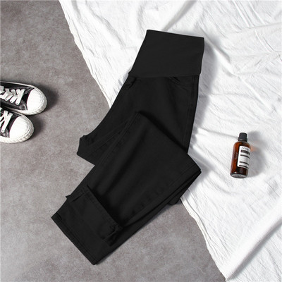 Ženske ležerne traperice za trudnice visokog struka