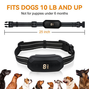 Dogs Electric Shocker Pets Συσκευή κατά του γαβγίσματος σκύλων USB Ηλεκτρικό κολάρο εκπαίδευσης σκύλων Σκύλος Stop γαβγίσματος Δόνηση Anti-Bark Collar