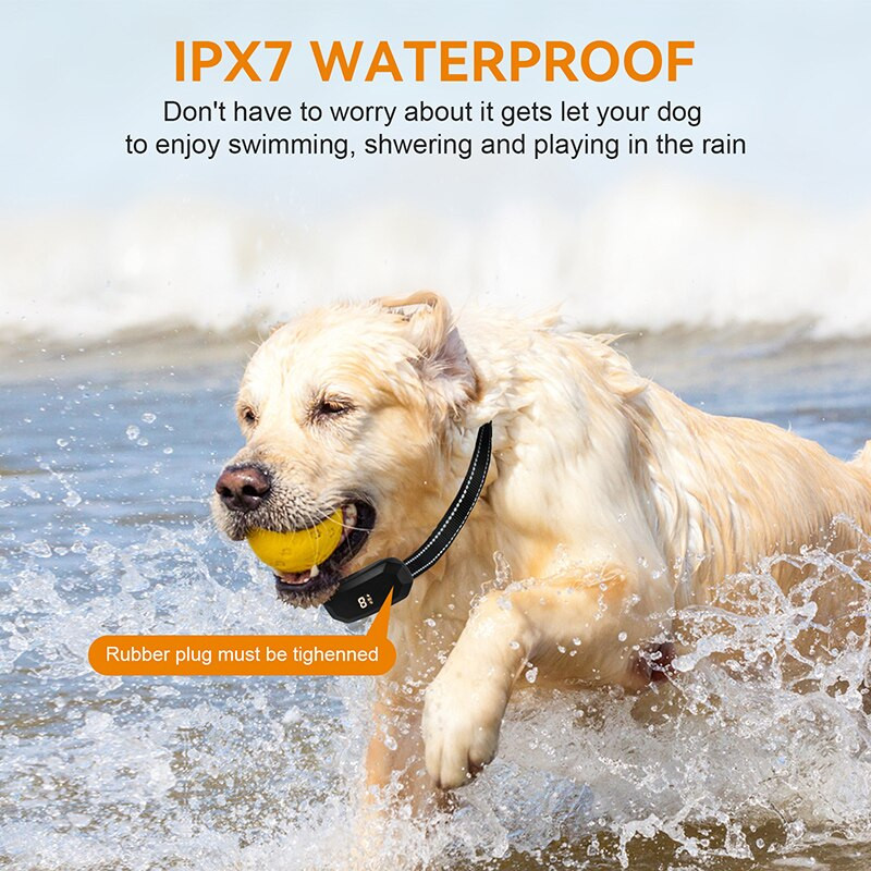 Koerad Elektrišokk Lemmikloomad Koerte haukumisvastane seade USB elektriline Koerte Treeningkaelarihm Koer Lõpeta haukumine Vibratsioon Haukumisvastane Kaelarihm