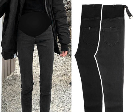 Γυναικείο τζιν για εγκύους με τσέπη