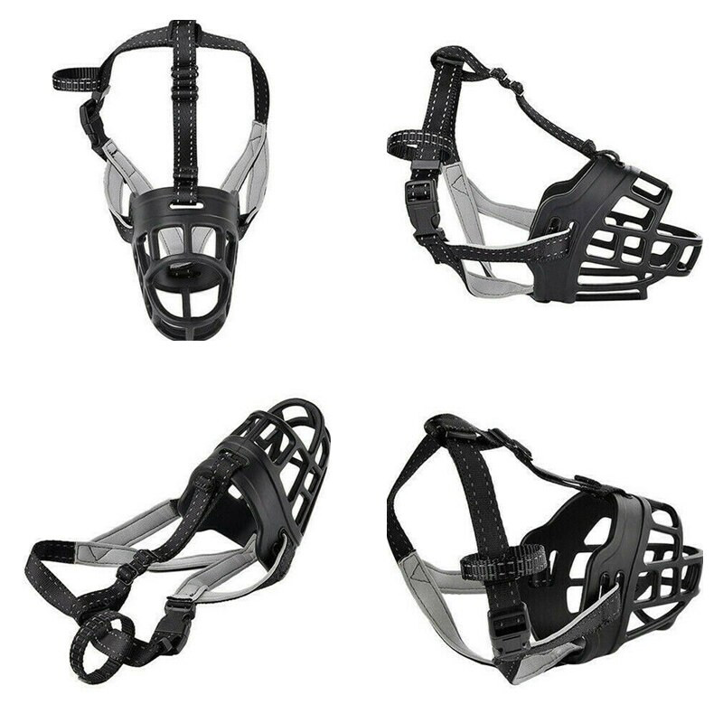 Reguleeritav koera koon Pehme silikoonist hingav võrk Tugev korv Väike ja suur koera suu koonud Lemmiklooma treenimise tarvikud koer