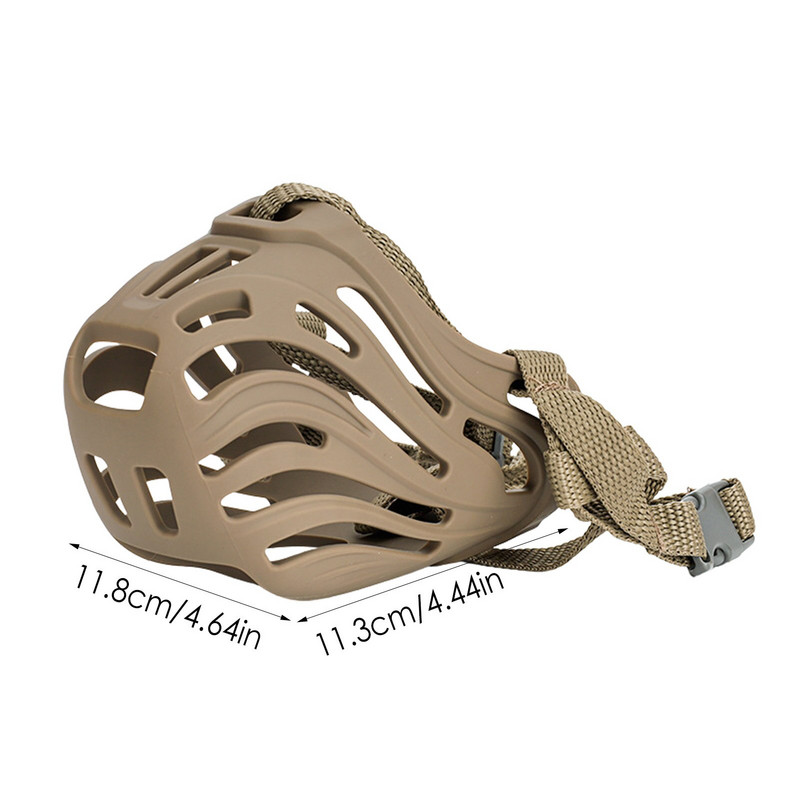 Reguliuojamas šuns snukis Minkštas silikoninis kvėpuojantis tinklelis Tvirtas krepšelis Mažas ir didelis šuns burnos snukis naminių gyvūnėlių dresavimo priedai