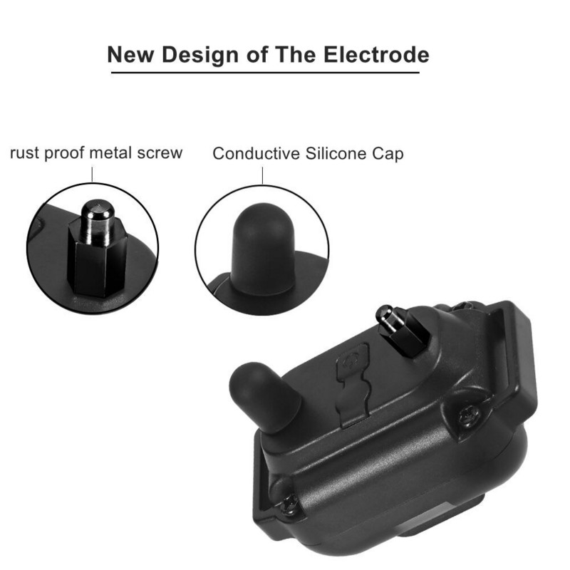 Εργοστασιακή άμεση τροφοδοσία κατοικίδιου Τηλεχειριστήριο εκπαιδευτή σκύλων ηλεκτροπληξία αδιάβροχο κολάρο κατά του φλοιού 4 λειτουργίες εκπαίδευσης σκύλων