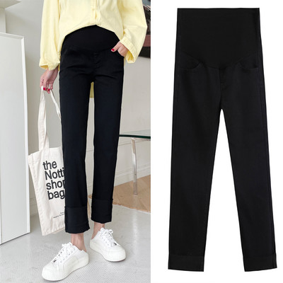 Naiste kõrge vöökohaga teksad – rasedatele