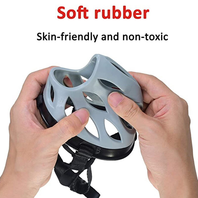 Ρύγχος σκύλου αναπνεύσιμο καλάθι ρύγχους για μικρούς μεσαίους μεγάλους σκύλους Μάσκα σκύλου για κατά του γαβγίσματος μάσημα προϊόντων εκπαίδευσης κατοικίδιων