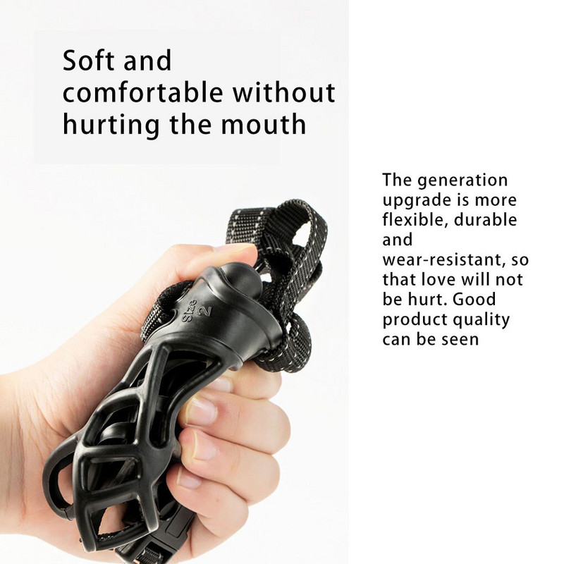 Reguleeritav hammustamisvastane lemmikloomakorvi koon Õues kõndimine ja rändsuu kate hingav võrgust kaitse haukumise tõkesti