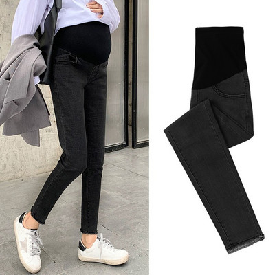 Γυναικεία casual τζιν πολλαπλών σχεδίων Ψηλόμεση μητρότητας