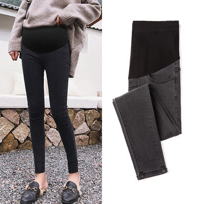 Blugi de maternitate eleganti cu talie inalta si buzunare mai multe modele