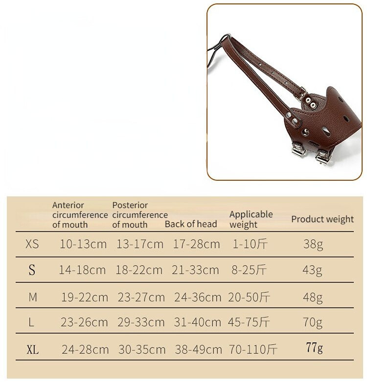 Κάλυμμα στόματος σκύλου PU Δερμάτινο κατά του δαγκώματος,Αντιφαγικό,Δίχτυ ελέγχου γαβγίσματος,Κάλυμμα στόματος για κατοικίδια που αναπνέει Κατάλληλο,Μικρός,μεσαίος μεγάλος σκύλος