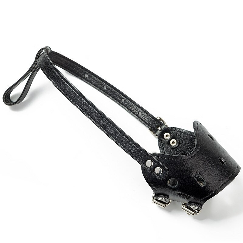 Κάλυμμα στόματος σκύλου PU Δερμάτινο κατά του δαγκώματος,Αντιφαγικό,Δίχτυ ελέγχου γαβγίσματος,Κάλυμμα στόματος για κατοικίδια που αναπνέει Κατάλληλο,Μικρός,μεσαίος μεγάλος σκύλος