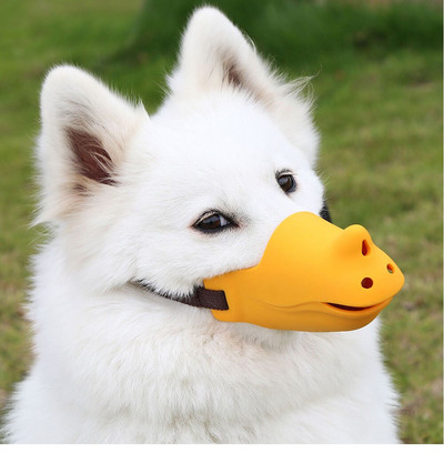 Boturi de siguranță pentru câini Mască din silicon cu bot de rață pentru câini Anti mușcătură Stop lătrat Boturi pentru câini mici și mari Accesorii pentru animale de companie