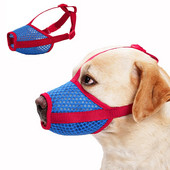 Nylon Mesh Muzzle Dog Anti Biting Dogs Muzzle Anti Bark Pet Mask Breathable for Small Medium Large Dog Pitbull Labrador