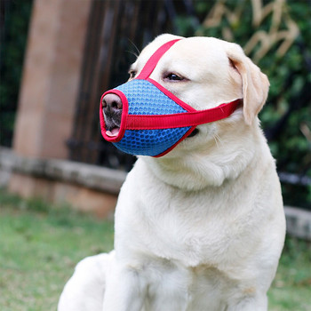 Nylon Mesh Muzzle Dog Anti Biting Dogs Muzzle Anti Bark Pet Mask Breathable for Small Medium Large Dog Pitbull Labrador