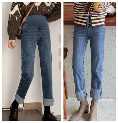 Γυναικείο τζιν με ψηλή μέση - για εγκύους