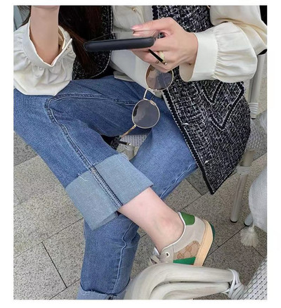 Γυναικείο τζιν με ψηλή μέση - για εγκύους