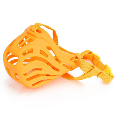 Reguleeritav koera koon Pehme silikoonist hingav võrk Tugev korv Väike ja suur koera suu koonud Lemmikloomade treenimise tarvikud