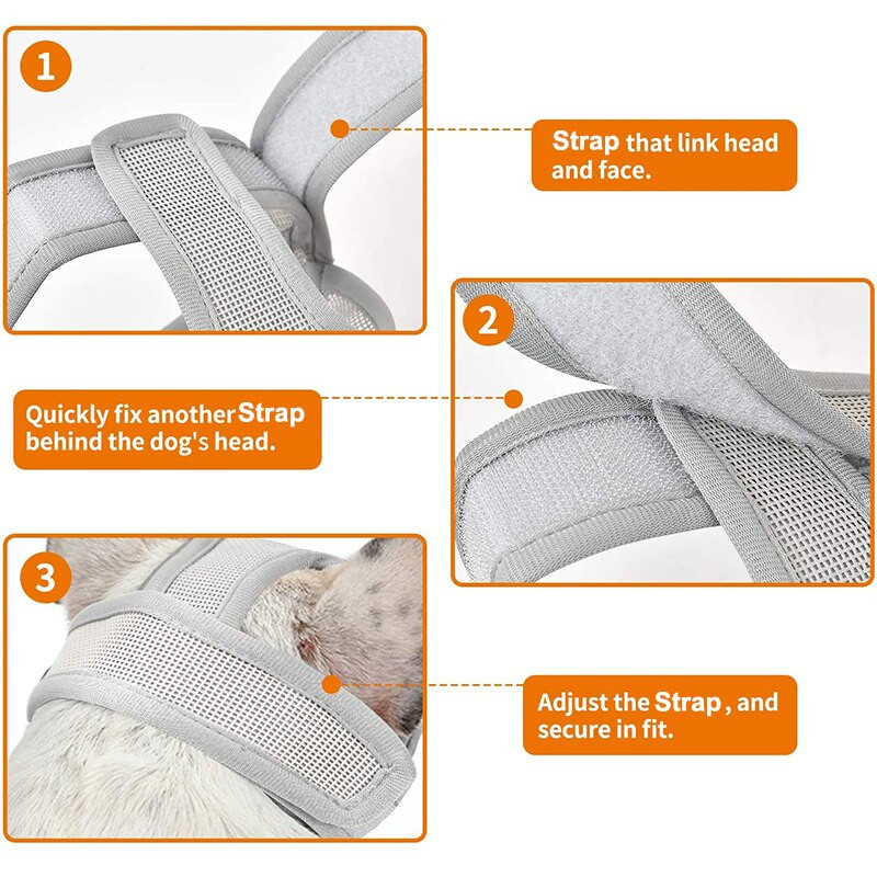 Benepaw lühikese koonuga koera koon, reguleeritav hingav võrgust keelega väljas disain Bulldogi suu kattemask haukumiseks hammustamiseks närimiseks