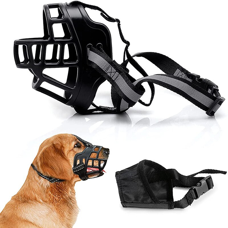 Haukumisvastane koerakoon Pehmest silikoonist hingavast võrgust tugev korv väikesele suurele koerale Koera suu koonud Lemmikloomade treenimise tarvik