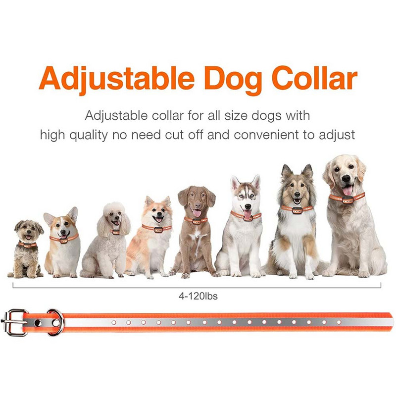 Ηλεκτρικό κολάρο εκπαίδευσης σκύλων 1000m Τηλεχειριστήριο IP67 Αδιάβροχο επαναφορτιζόμενο σκυλί κατοικίδιων ζώων Bark Stop Shock κολάρο Electric Shocker